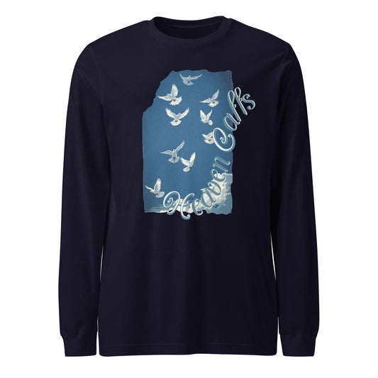 Heaven calls Unisex Long Sleeve Tee  - Korea  - StyleMZ