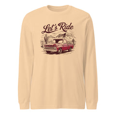 StyleMZ - Camiseta de manga larga unisex Let's ride - StyleMZ 