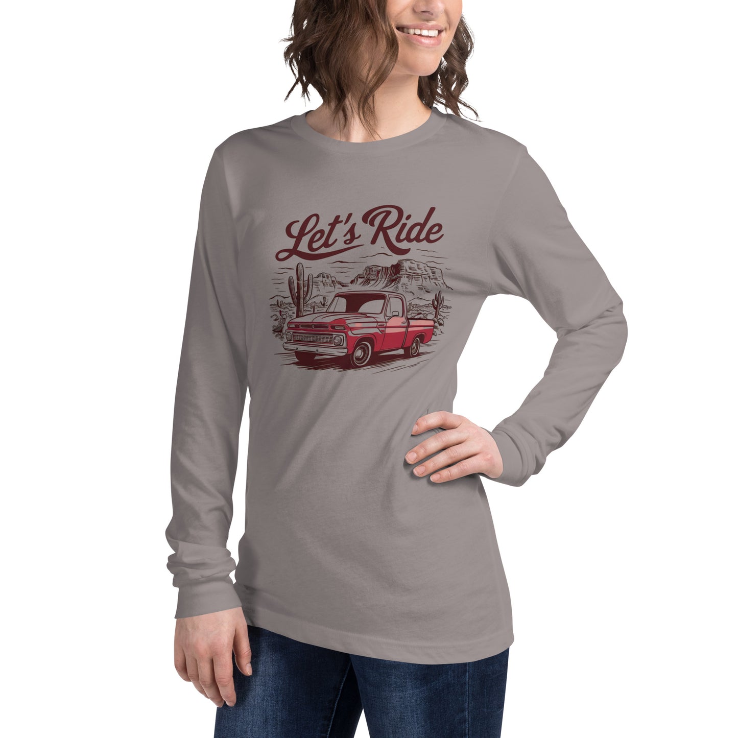 StyleMZ -  Let's ride Unisex Long Sleeve Tee  - StyleMZ