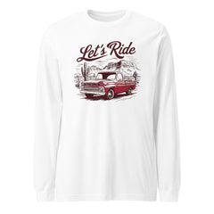 StyleMZ - Camiseta de manga larga unisex Let's ride - StyleMZ 