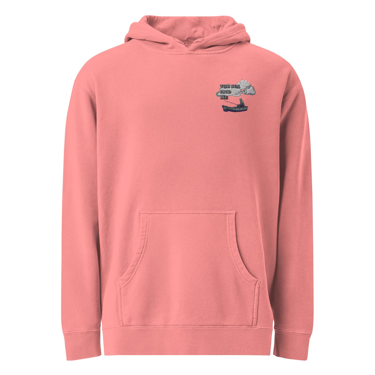 Korea -  The sea and me Unisex pigment-dyed hoodie  - StyleMZ