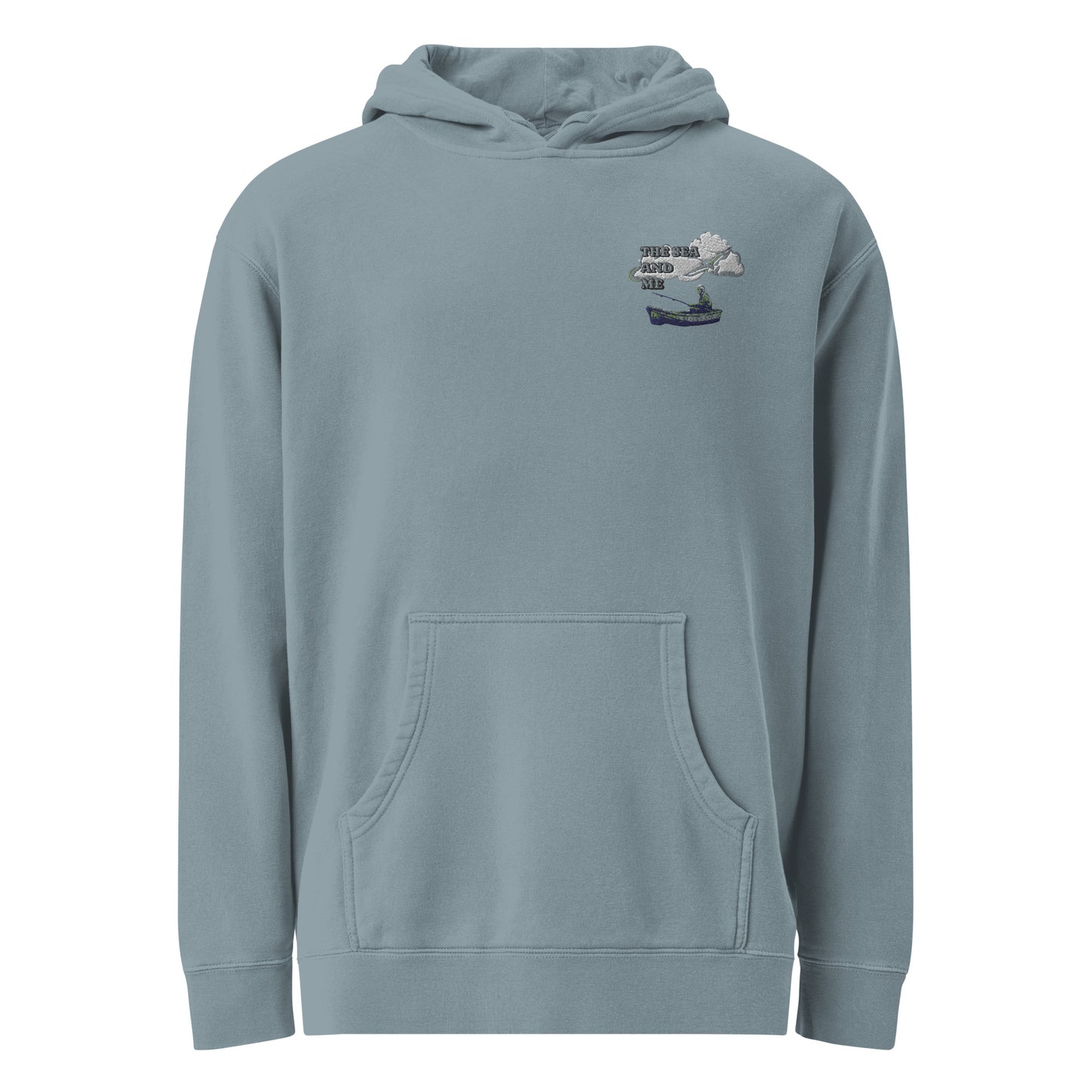 Korea -  The sea and me Unisex pigment-dyed hoodie  - StyleMZ