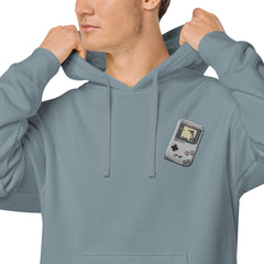 Retro game machine Unisex pigment-dyed hoodie  - Korea  - StyleMZ