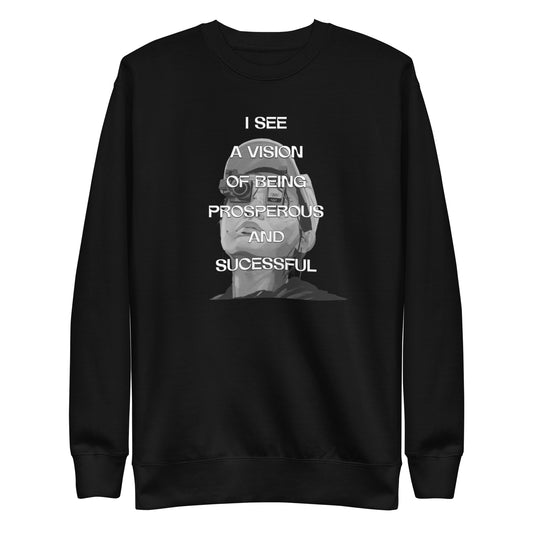 I see a vision  Unisex Premium Sweatshirt  - Korea  - StyleMZ