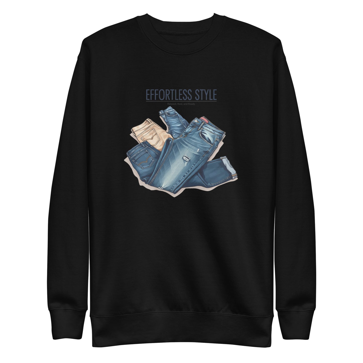 Effortless style Unisex Premium Sweatshirt  - Korea  - StyleMZ