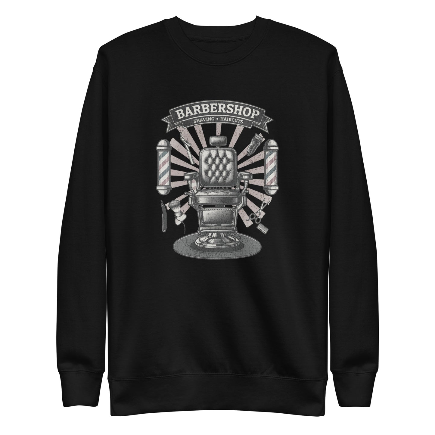 Barbershop Unisex Premium Sweatshirt - StyleMZ