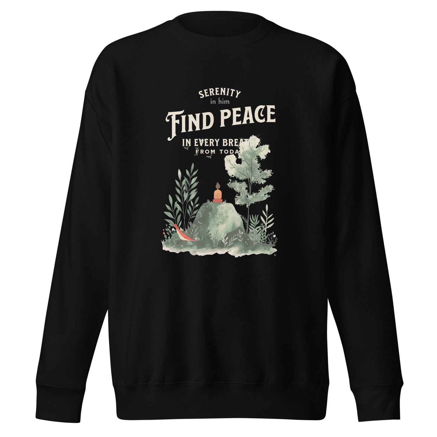 In him find peace Unisex Premium Sweatshirt - StyleMZ