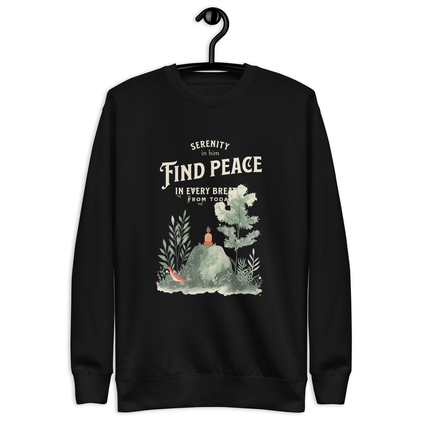 In him find peace Unisex Premium Sweatshirt - StyleMZ