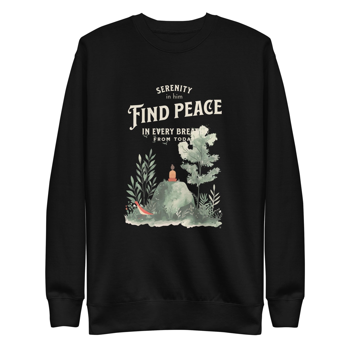 In him find peace Unisex Premium Sweatshirt - StyleMZ