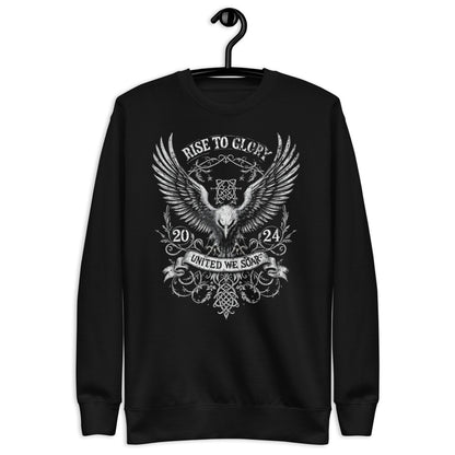 Rise to Glory Unisex Premium Sweatshirt - StyleMZ