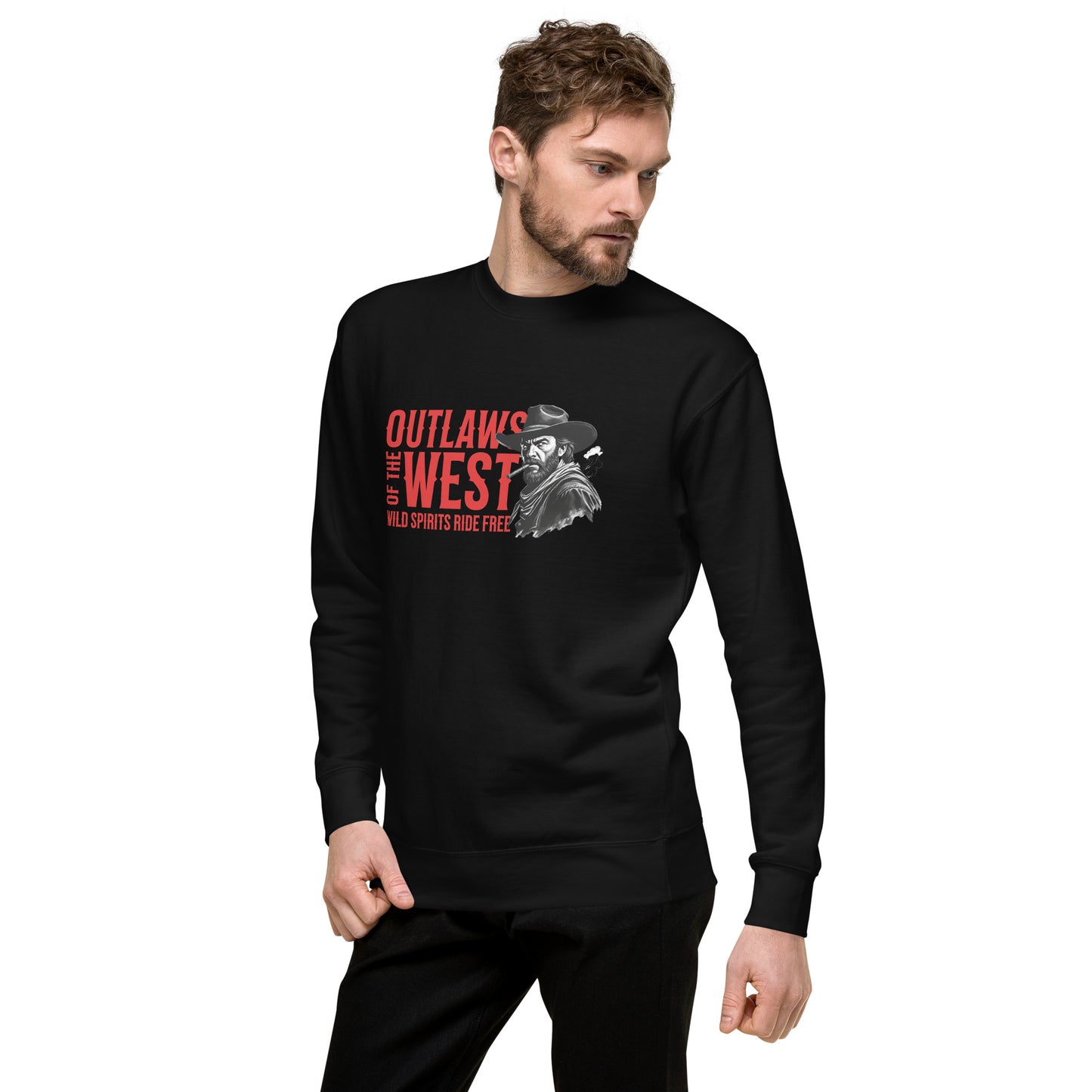 WILD SPIRITS RIDE FREE Unisex Premium Sweatshirt  - Korea  - StyleMZ