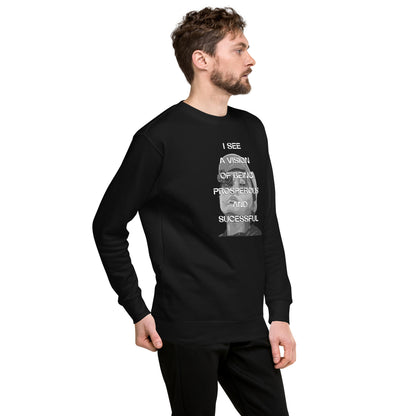 I see a vision  Unisex Premium Sweatshirt  - Korea  - StyleMZ