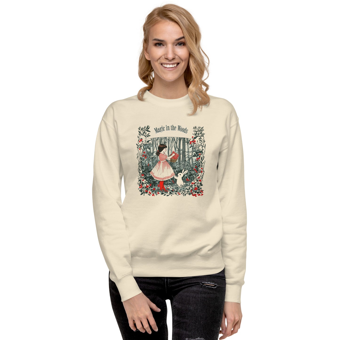 Magic in the woods Unisex Premium Sweatshirt  - Korea  - StyleMZ