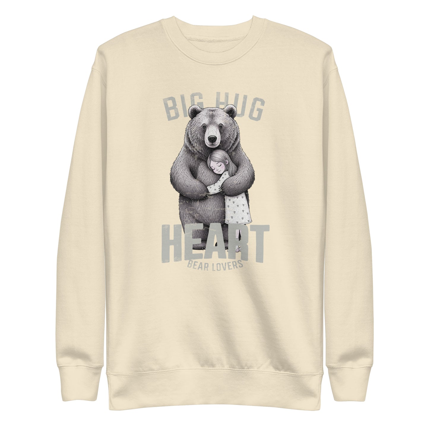 Big hug Unisex Premium Sweatshirt  - StyleMZ