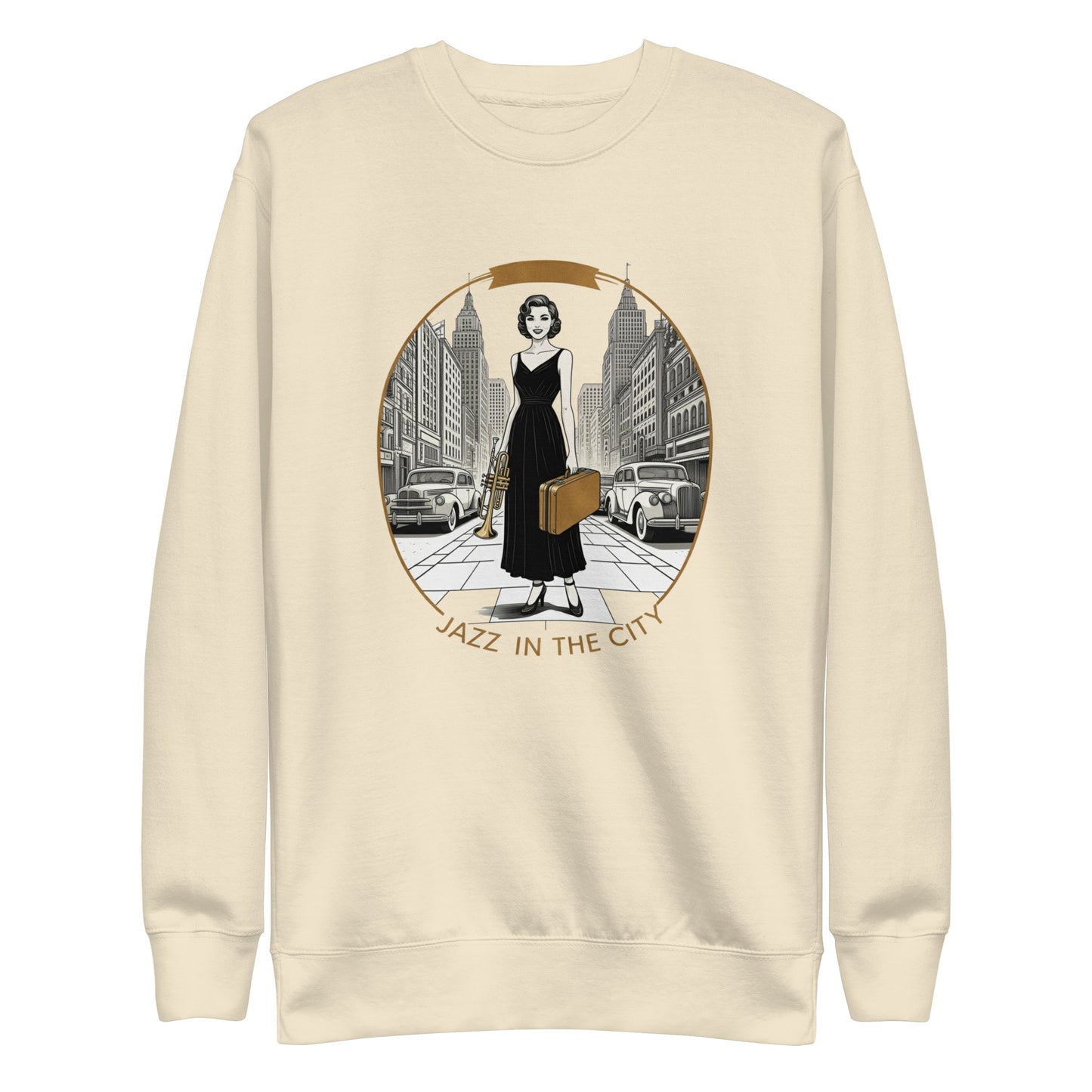 Jazz in the city Unisex Premium Sweatshirt  - Korea  - StyleMZ