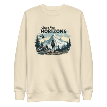 Chase new horizons Unisex Premium Sweatshirt - StyleMZ