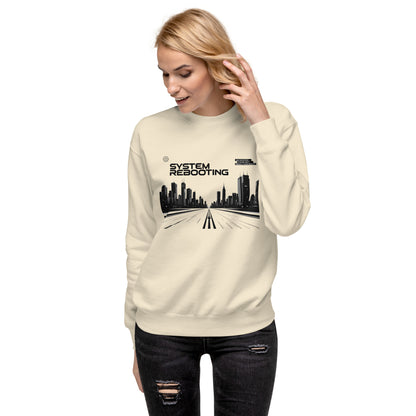 System rebooting Unisex Premium Sweatshirt - StyleMZ