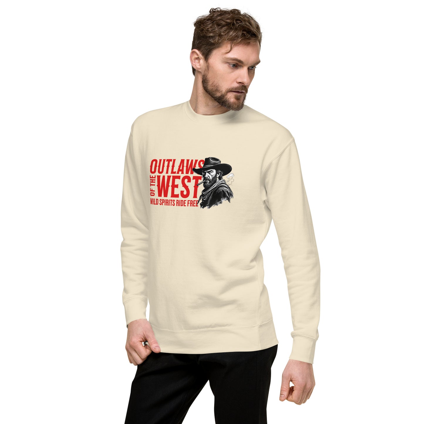 WILD SPIRITS RIDE FREE Unisex Premium Sweatshirt  - Korea  - StyleMZ