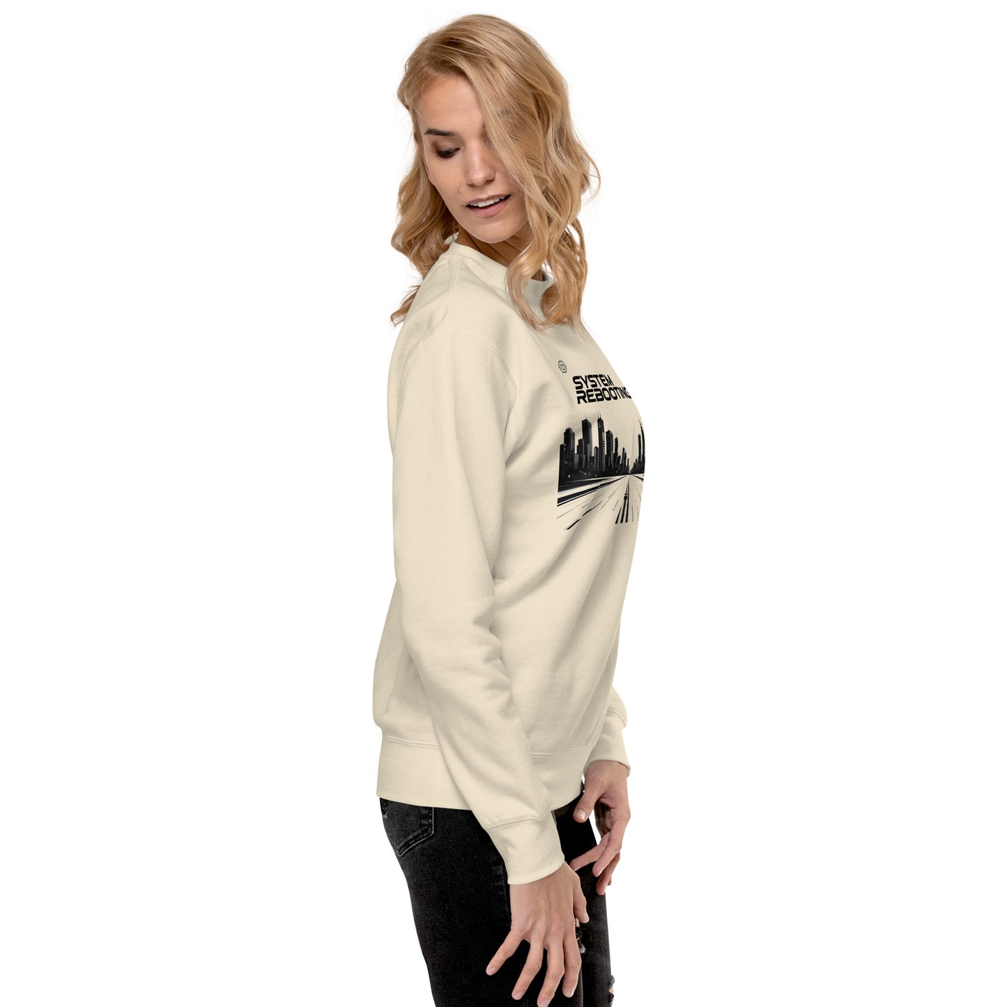 System rebooting Unisex Premium Sweatshirt - StyleMZ