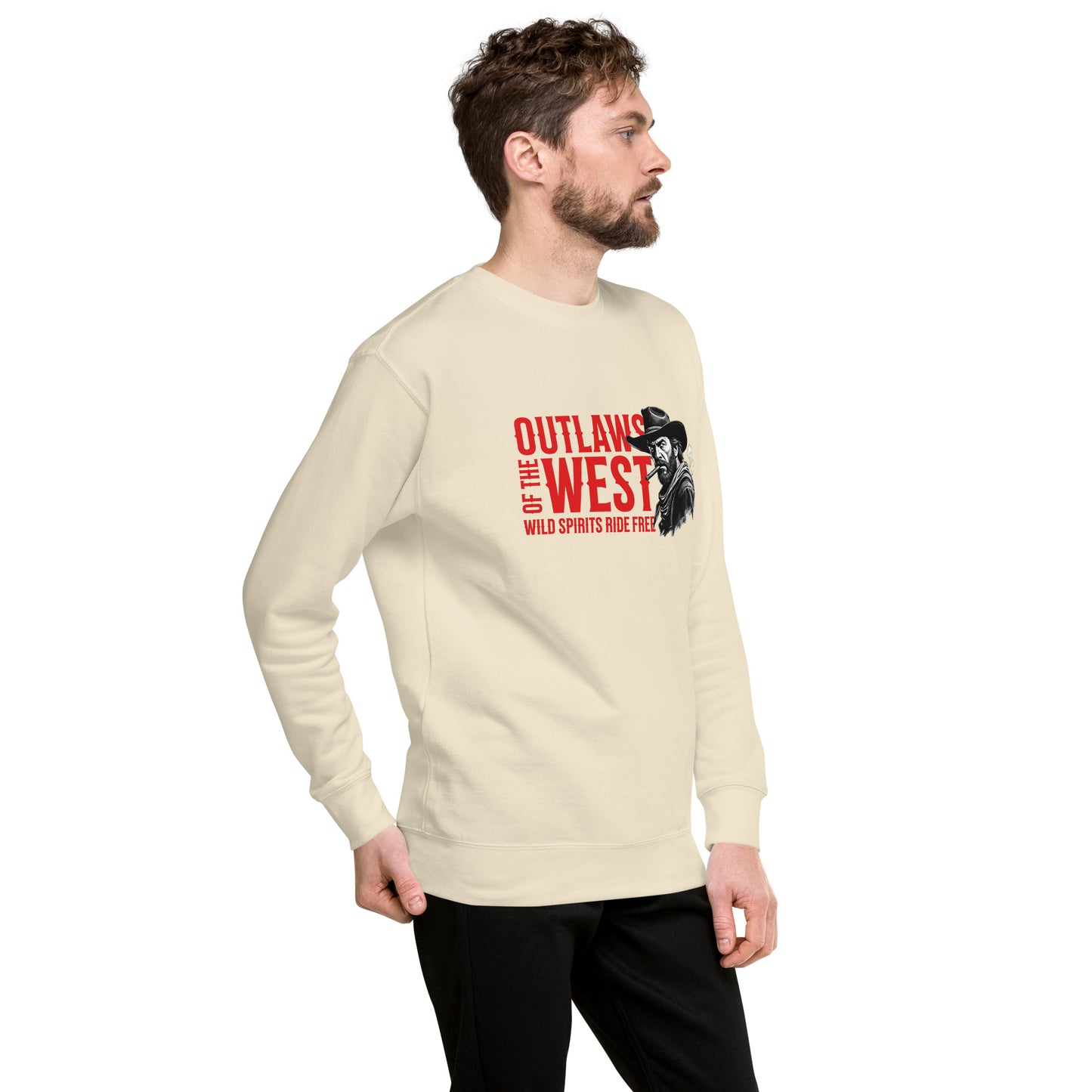 WILD SPIRITS RIDE FREE Unisex Premium Sweatshirt  - Korea  - StyleMZ