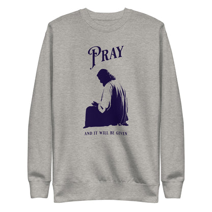 Korea -  Pray Unisex Premium Sweatshirt  - StyleMZ