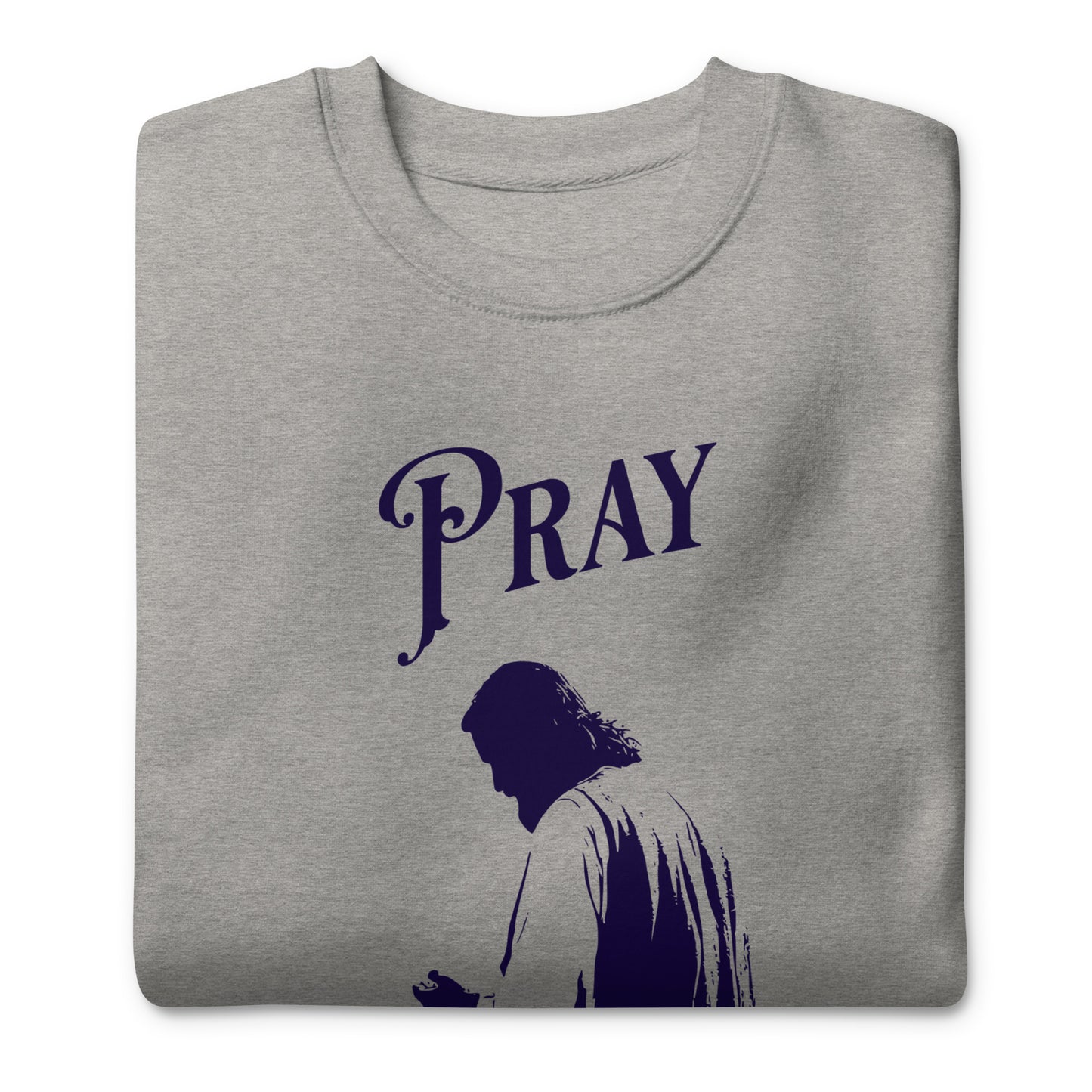 Korea -  Pray Unisex Premium Sweatshirt  - StyleMZ