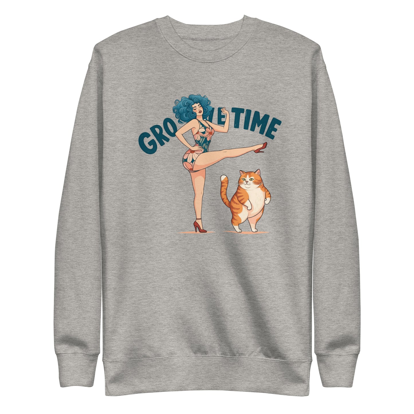 Korea -  Groove time Unisex Premium Sweatshirt  - StyleMZ