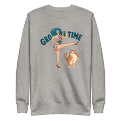 Korea -  Groove time Unisex Premium Sweatshirt  - StyleMZ