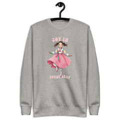 Joy in every leap Unisex Premium Sweatshirt  - Korea  - StyleMZ