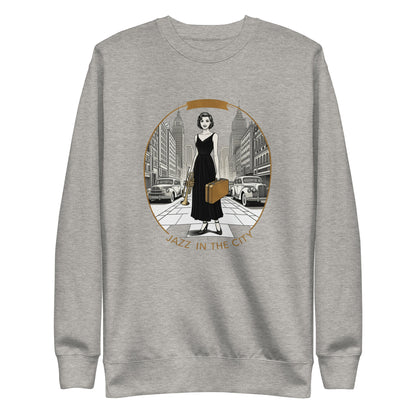 Jazz in the city Unisex Premium Sweatshirt  - Korea  - StyleMZ