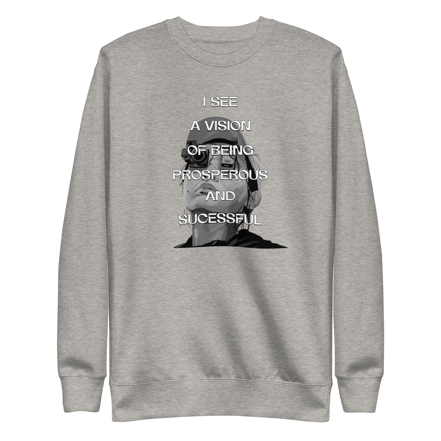 I see a vision  Unisex Premium Sweatshirt  - Korea  - StyleMZ