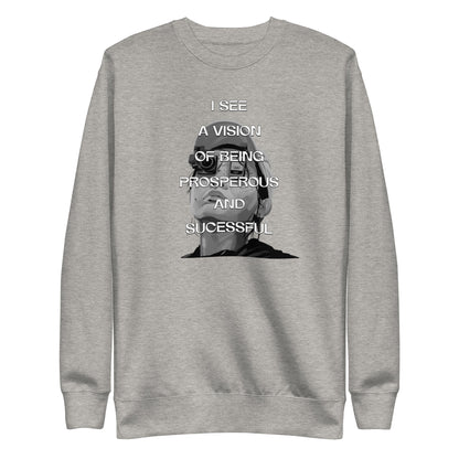 I see a vision  Unisex Premium Sweatshirt  - Korea  - StyleMZ