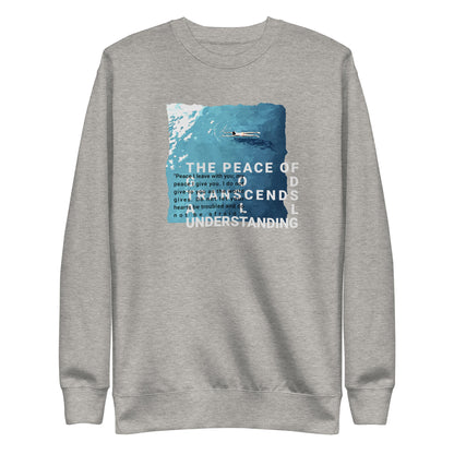 The peace of God Unisex Premium Sweatshirt  - Korea  - StyleMZ