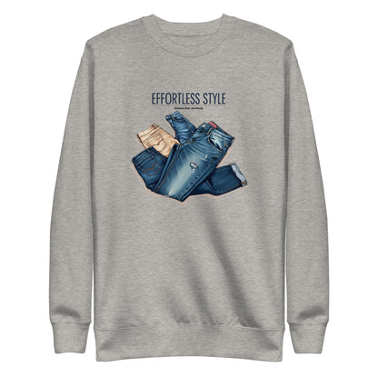 Effortless style Unisex Premium Sweatshirt  - Korea  - StyleMZ