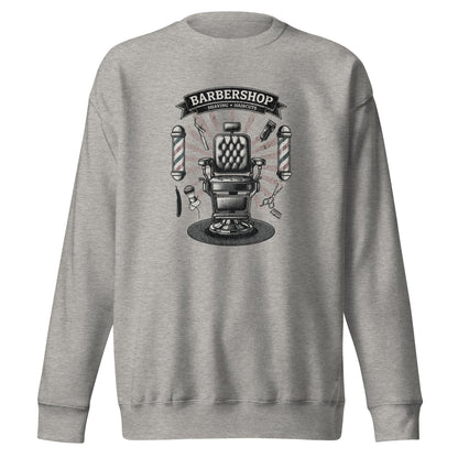 Barbershop Unisex Premium Sweatshirt - StyleMZ