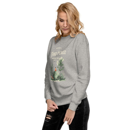 In him find peace Unisex Premium Sweatshirt - StyleMZ