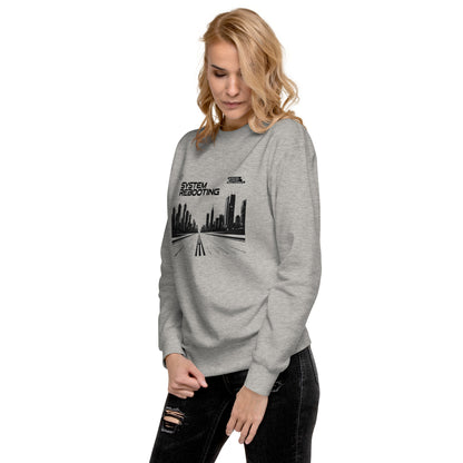 System rebooting Unisex Premium Sweatshirt - StyleMZ