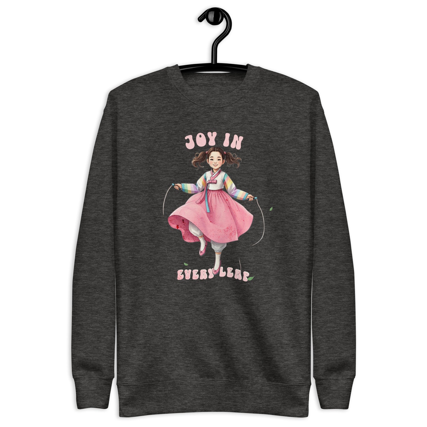 Joy in every leap Unisex Premium Sweatshirt  - Korea  - StyleMZ