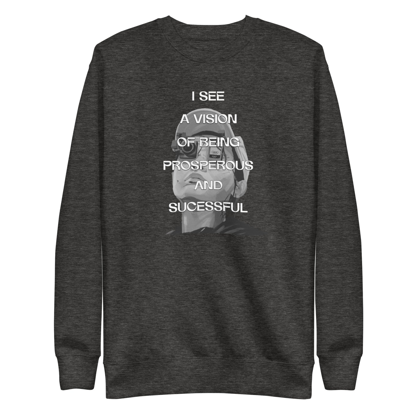 I see a vision  Unisex Premium Sweatshirt  - Korea  - StyleMZ