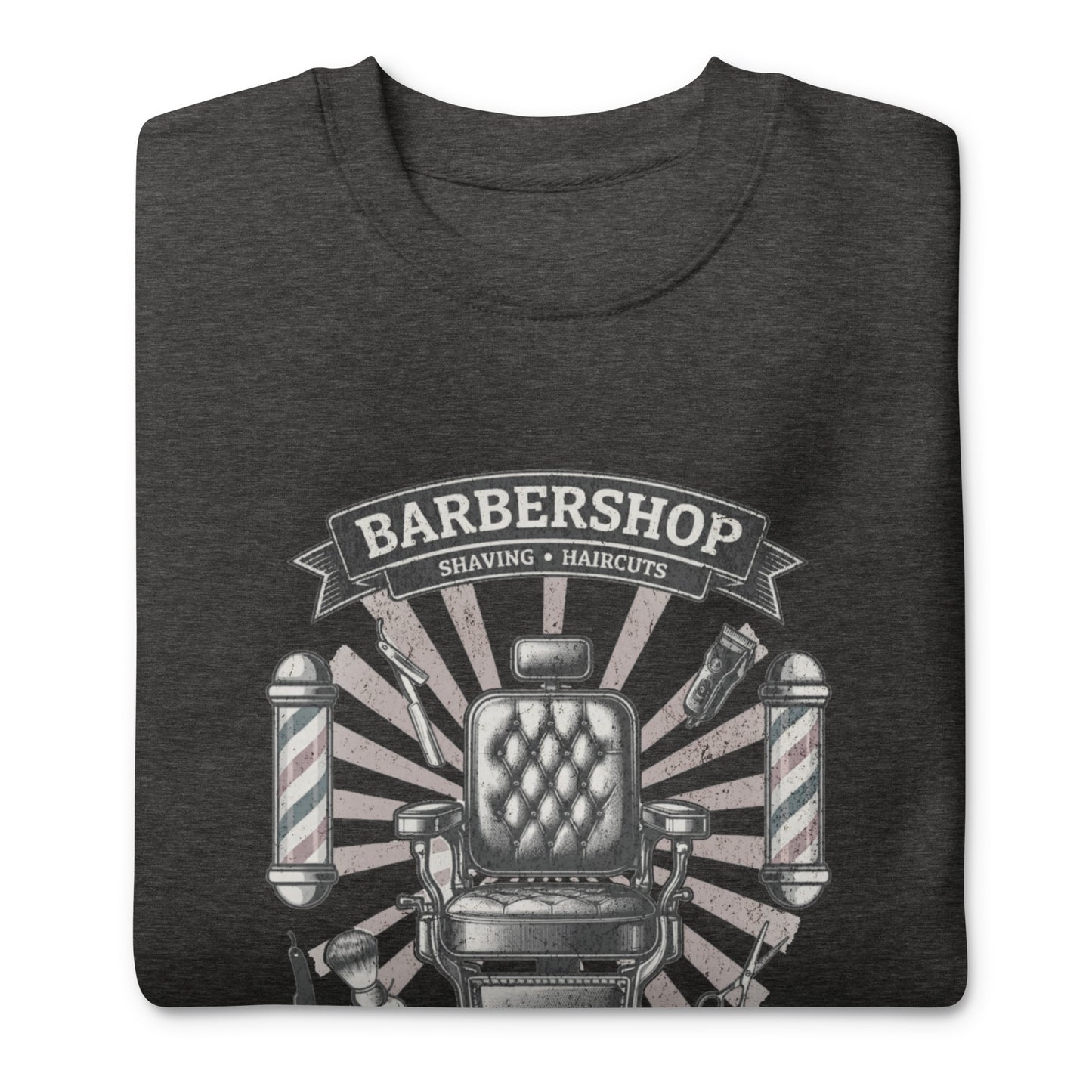 Barbershop Unisex Premium Sweatshirt - StyleMZ