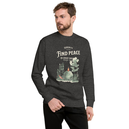 In him find peace Unisex Premium Sweatshirt - StyleMZ