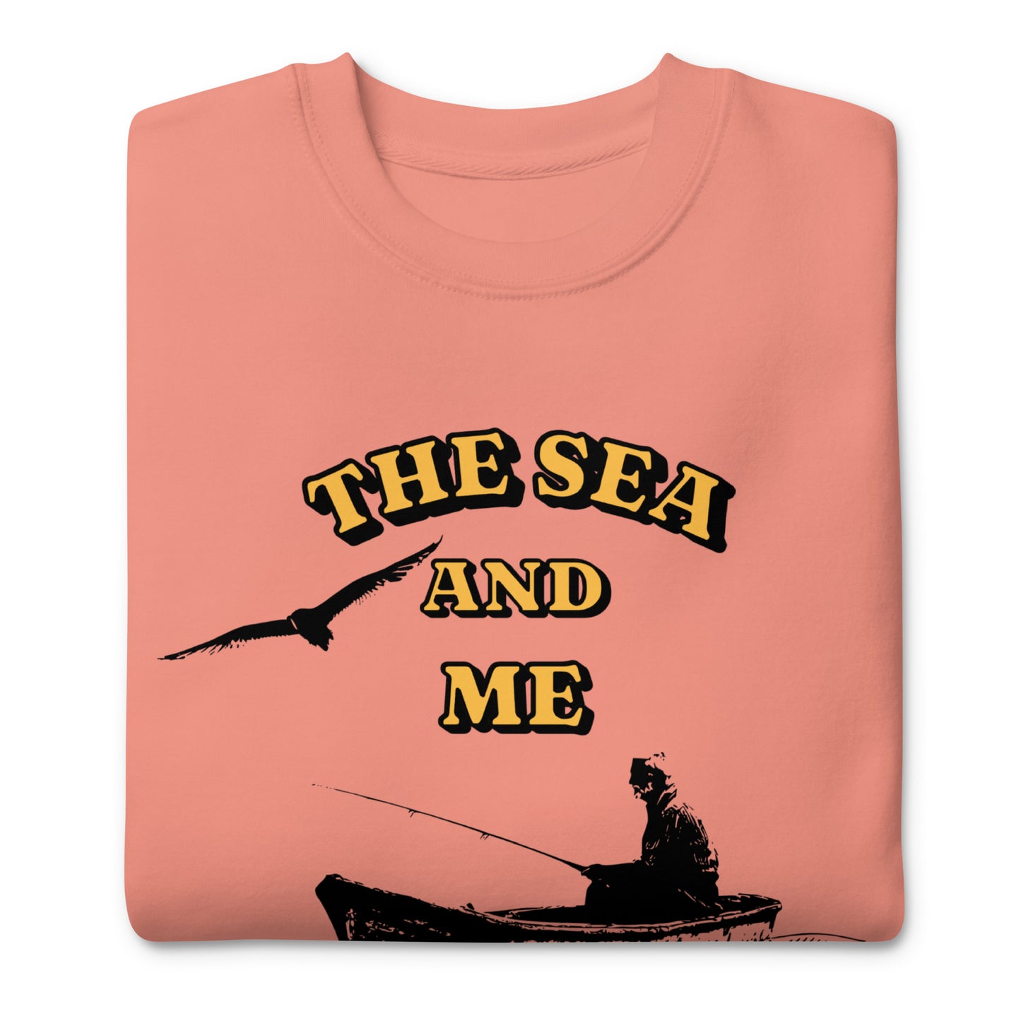 Korea -  The sea and me Unisex Premium Sweatshirt  - StyleMZ