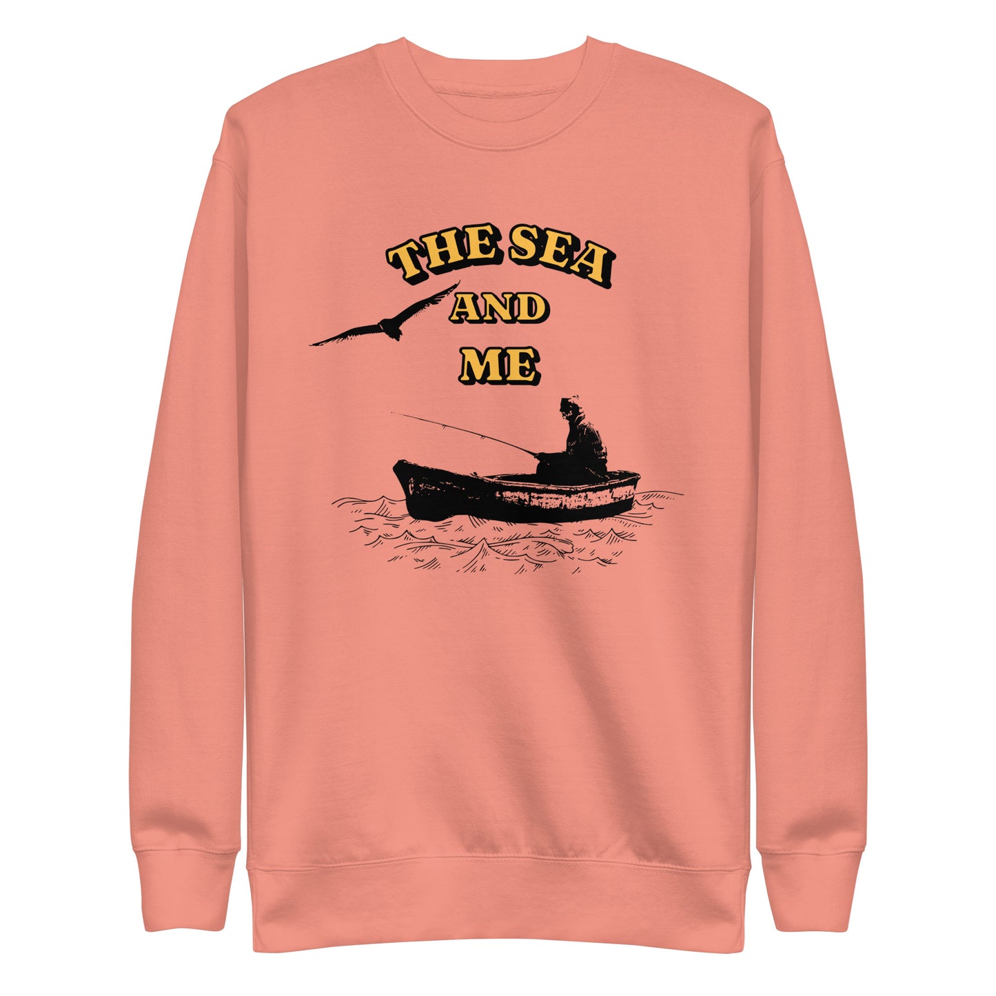 Korea -  The sea and me Unisex Premium Sweatshirt  - StyleMZ