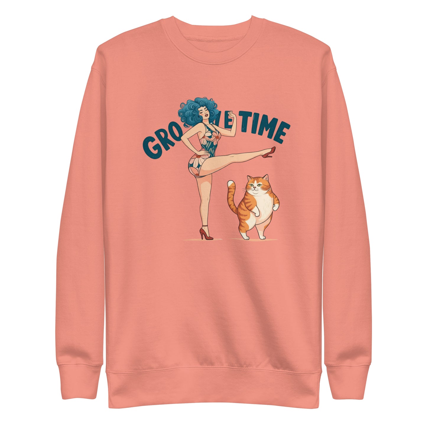 Korea -  Groove time Unisex Premium Sweatshirt  - StyleMZ