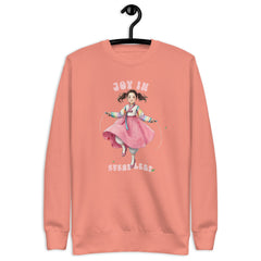 Joy in every leap Unisex Premium Sweatshirt  - Korea  - StyleMZ