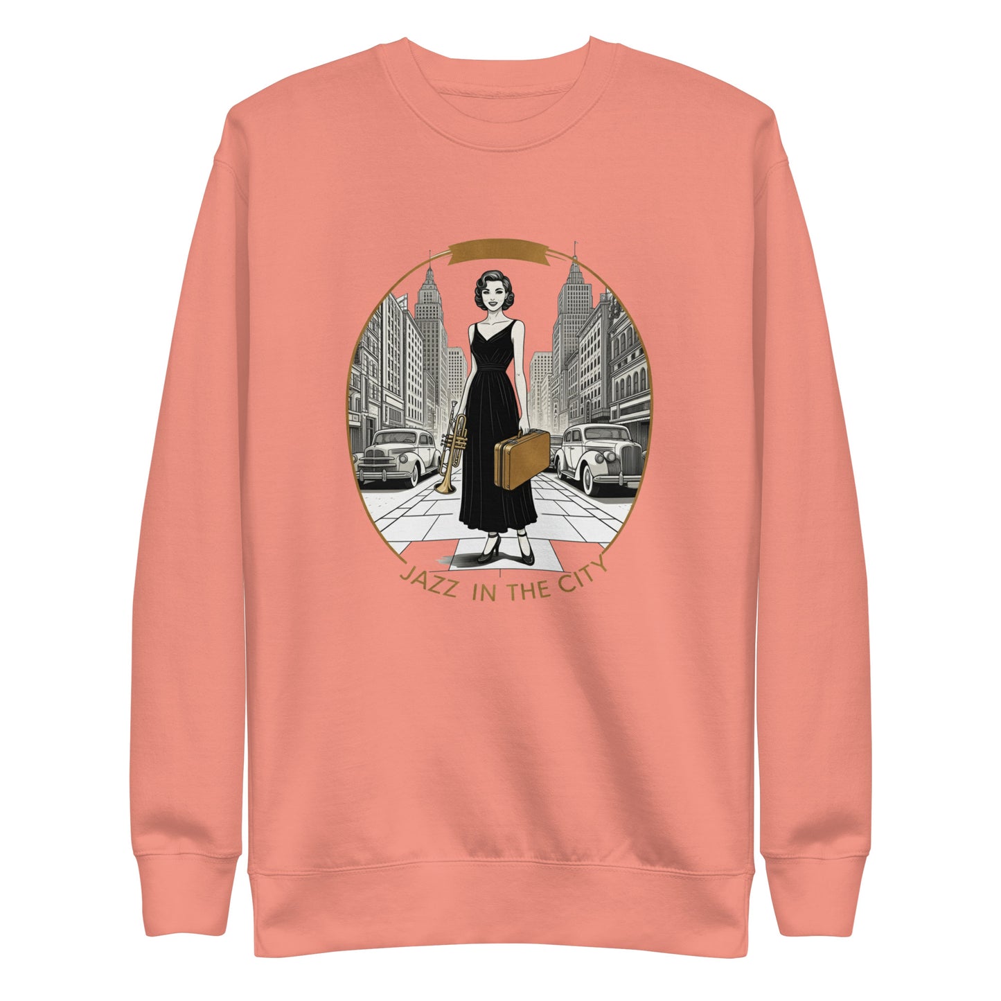 Jazz in the city Unisex Premium Sweatshirt  - Korea  - StyleMZ