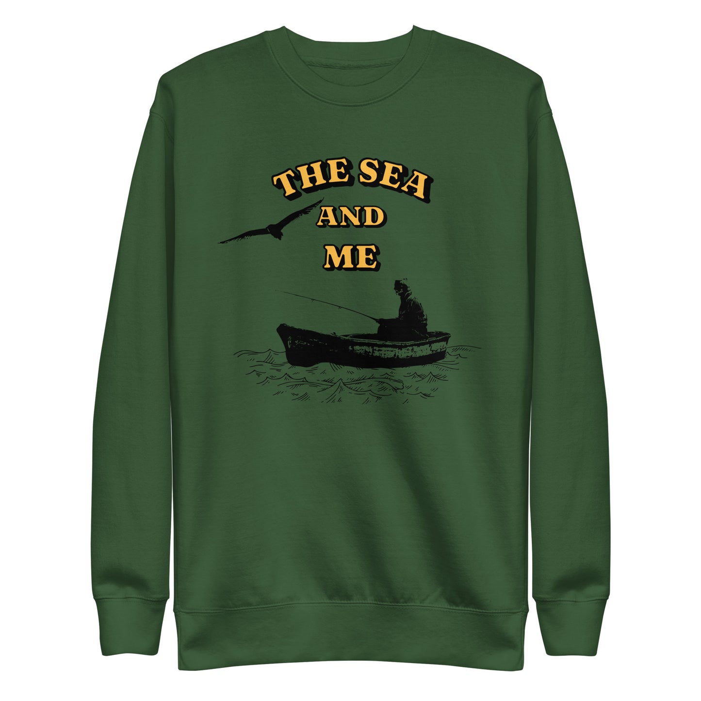 Korea -  The sea and me Unisex Premium Sweatshirt  - StyleMZ