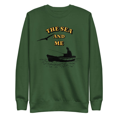 Korea -  The sea and me Unisex Premium Sweatshirt  - StyleMZ