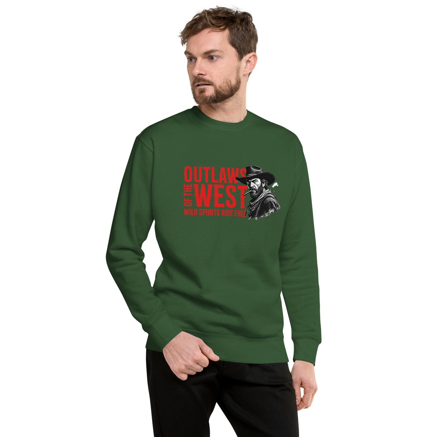 WILD SPIRITS RIDE FREE Unisex Premium Sweatshirt  - Korea  - StyleMZ