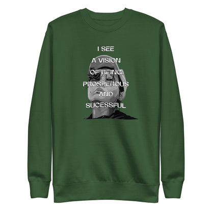 I see a vision  Unisex Premium Sweatshirt  - Korea  - StyleMZ